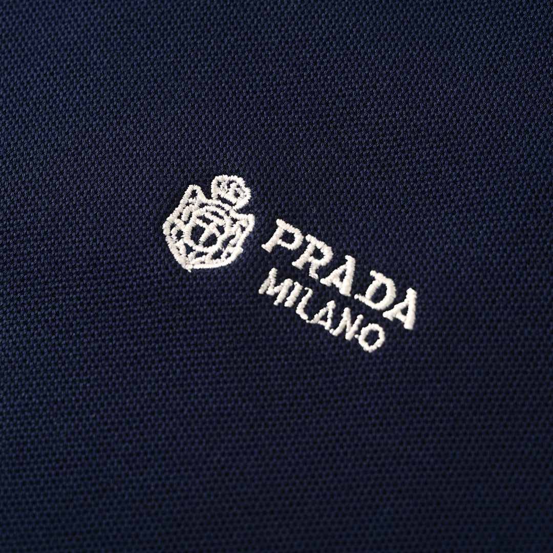 Prada Polo Shirt – Luxury Piqué Cotton Slim Fit