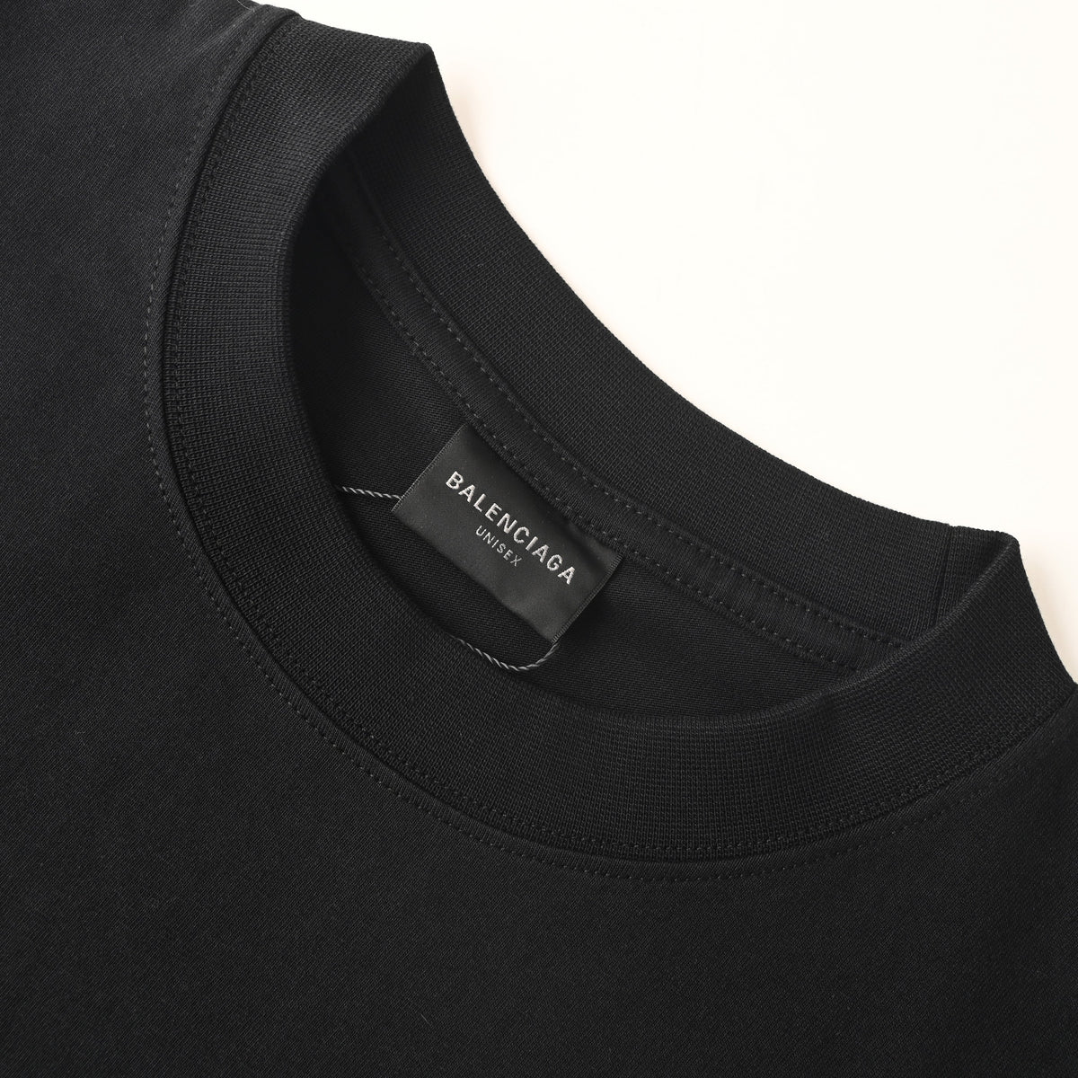 Balenciaga Logo Cotton Jersey T-Shirt