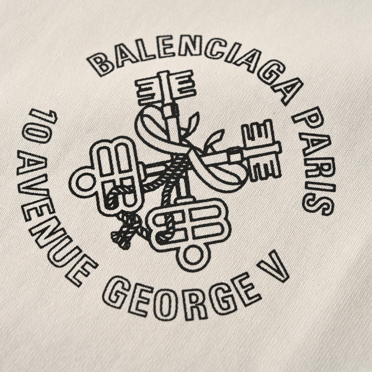 Balenciaga Unisex Logo-Block Cotton Jersey T-Shirt
