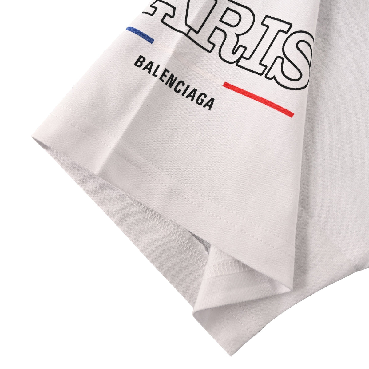 Balenciaga Logo Cotton Jersey T-Shirt