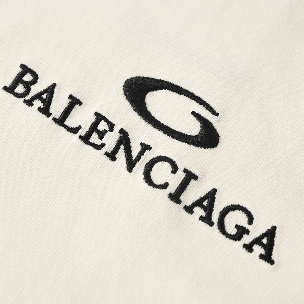 Balenciaga Logo Cotton Jersey T-Shirt