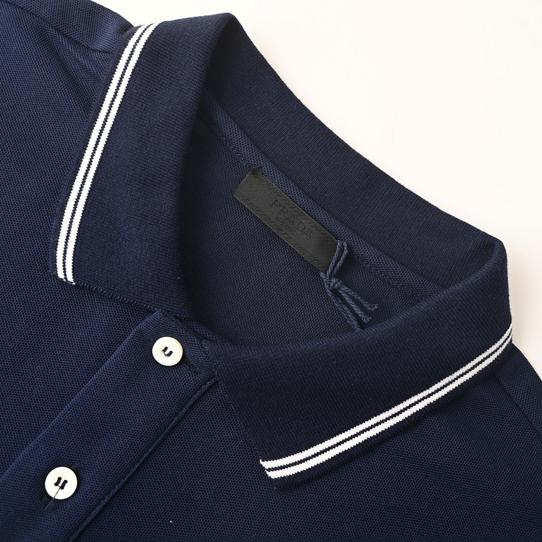 Prada Polo Shirt – Luxury Piqué Cotton Slim Fit