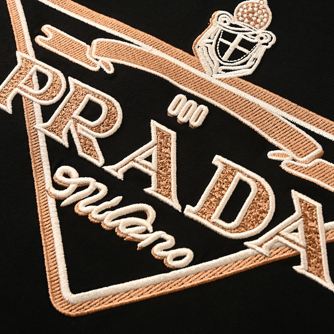 Prada Short-Sleeve T-Shirt – Luxury Cotton Crewneck