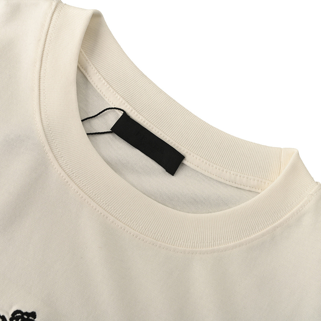 Prada Short-Sleeve T-Shirt – Luxury Cotton Crewneck