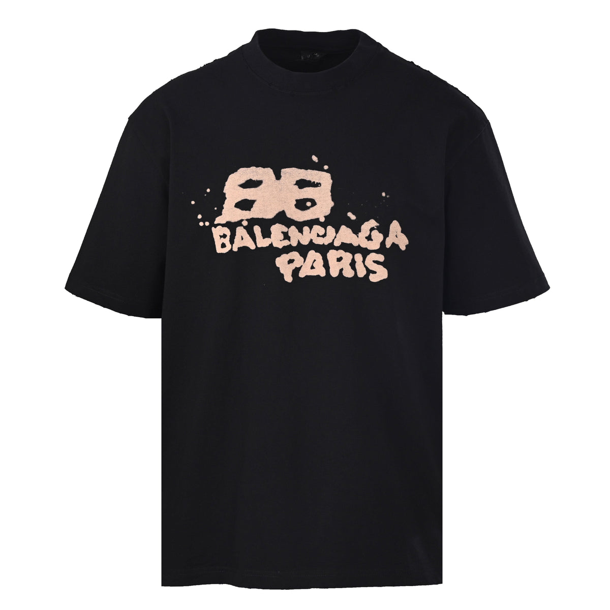 Balenciaga Logo Cotton Jersey T-Shirt