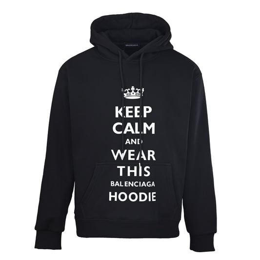 Balenciaga Unisex Oversized Logo Hoodie