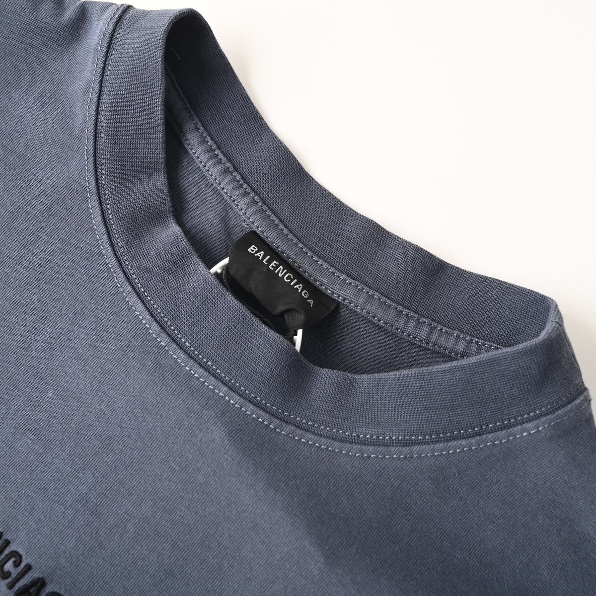 Balenciaga Logo Cotton Jersey T-Shirt