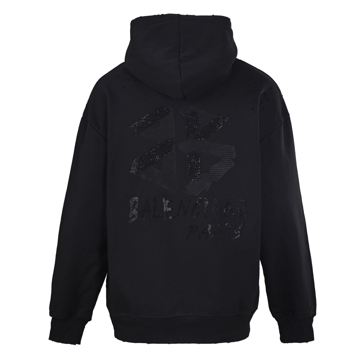 Balenciaga Oversized Logo Pullover Hoodie
