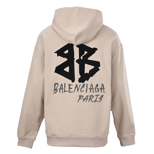 Balenciaga Unisex Oversized Logo Hoodie