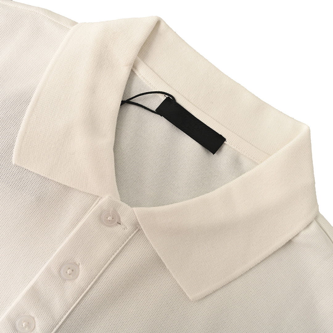 Prada Polo Shirt – Luxury Piqué Cotton Slim Fit