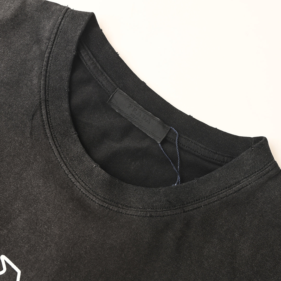 Prada Short-Sleeve T-Shirt – Luxury Cotton Crewneck
