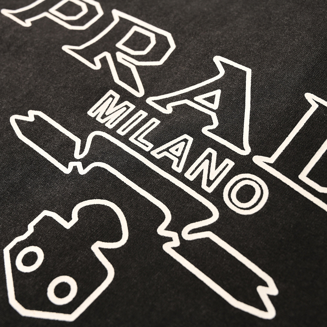 Prada Short-Sleeve T-Shirt – Luxury Cotton Crewneck