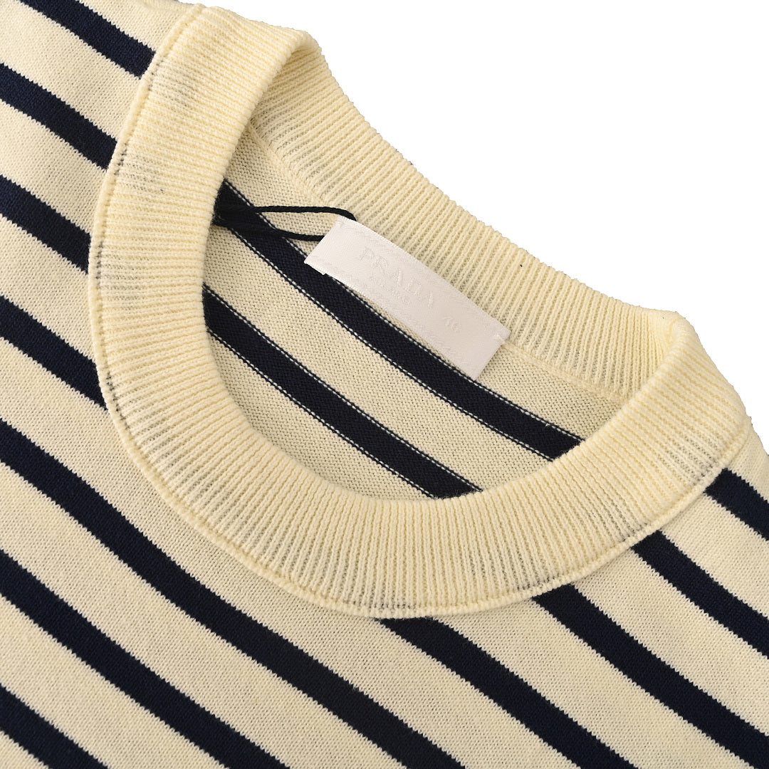 Prada Short-Sleeve T-Shirt – Luxury Cotton Crewneck