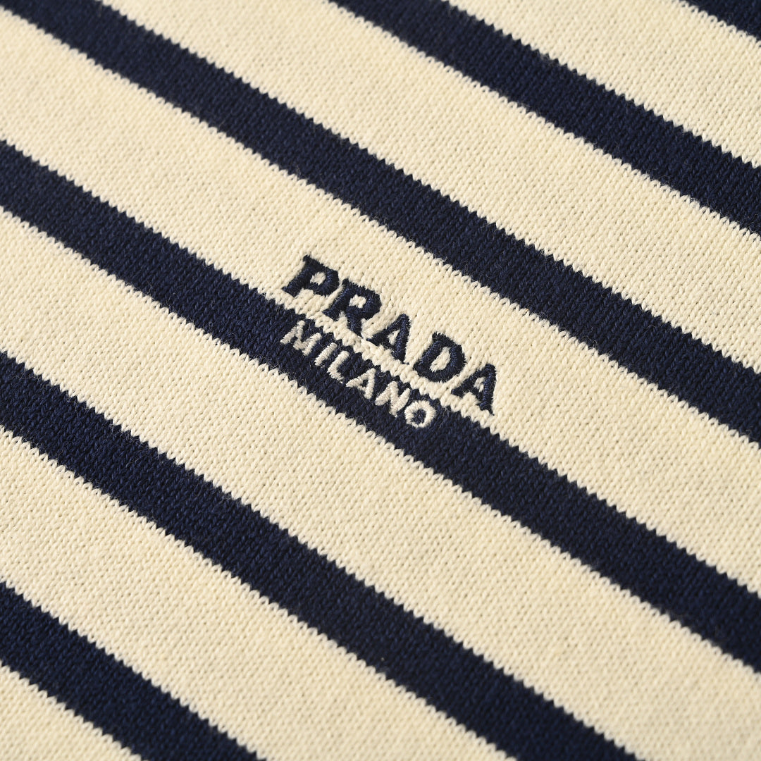 Prada Short-Sleeve T-Shirt – Luxury Cotton Crewneck