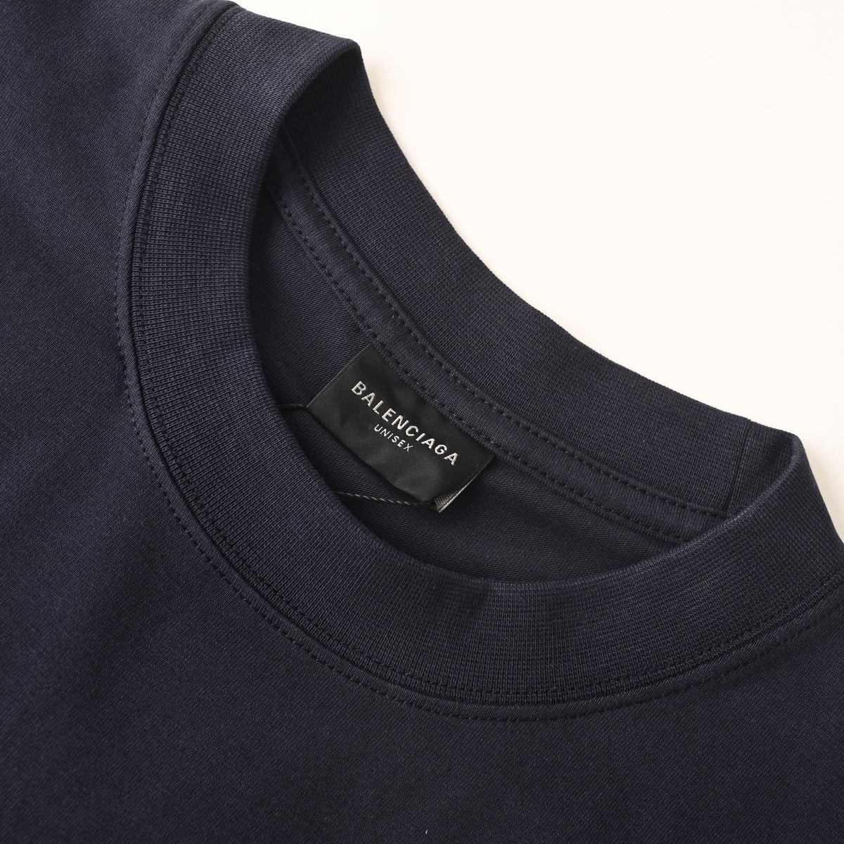Balenciaga Faded Logo Washed Cotton T-Shirt