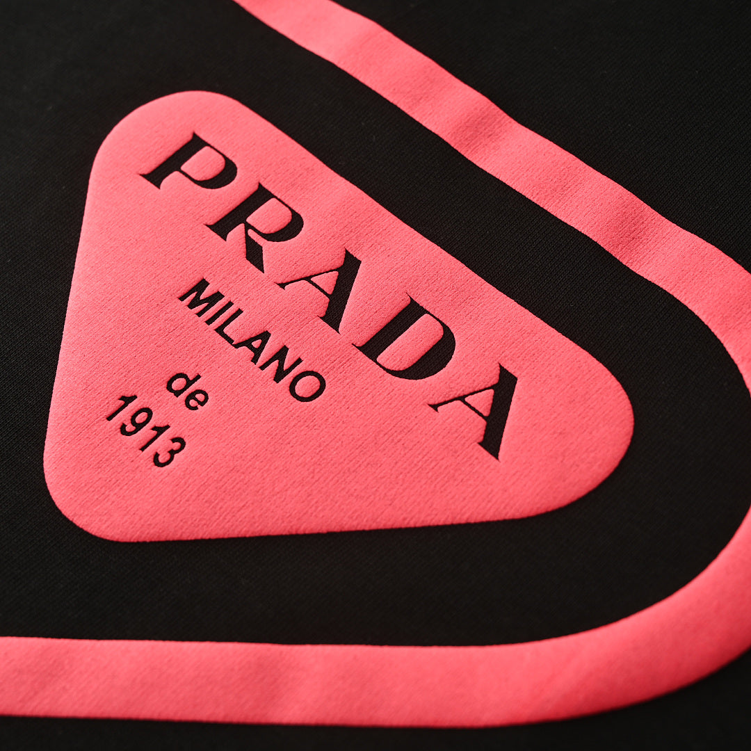 Prada Short-Sleeve T-Shirt – Luxury Cotton Crewneck