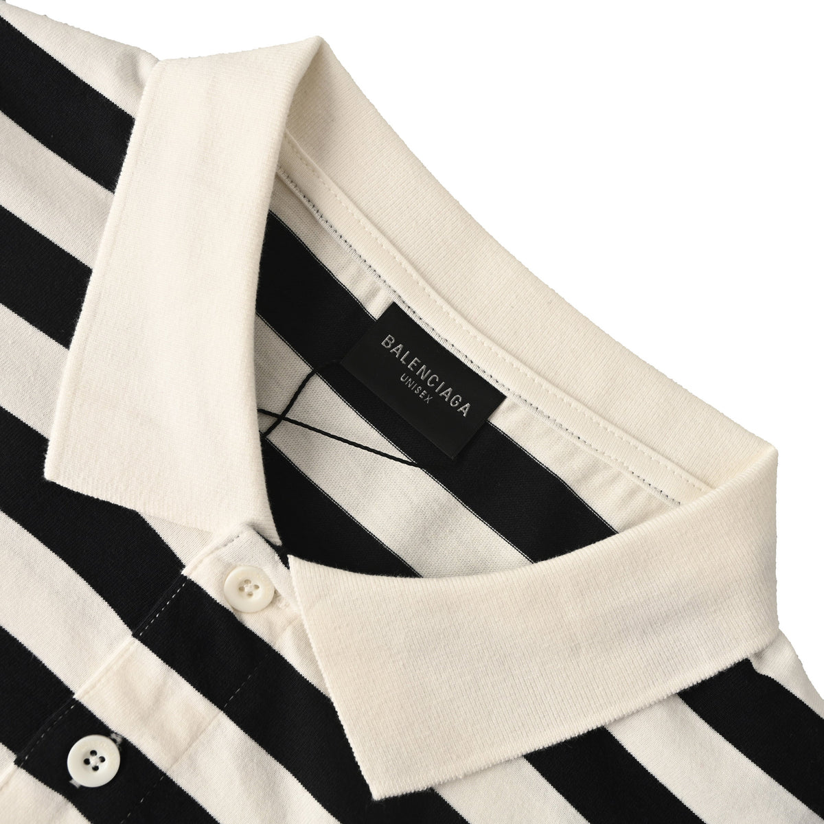 Balenciaga Logo Cotton Jersey T-Shirt