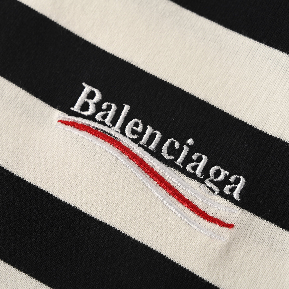 Balenciaga Logo Cotton Jersey T-Shirt