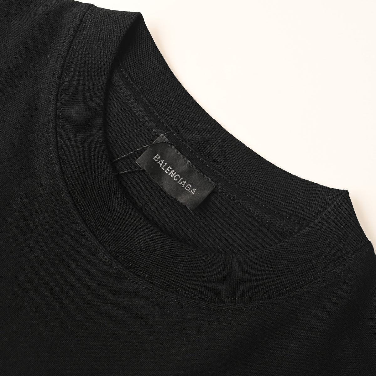 Balenciaga Logo Cotton Jersey T-Shirt