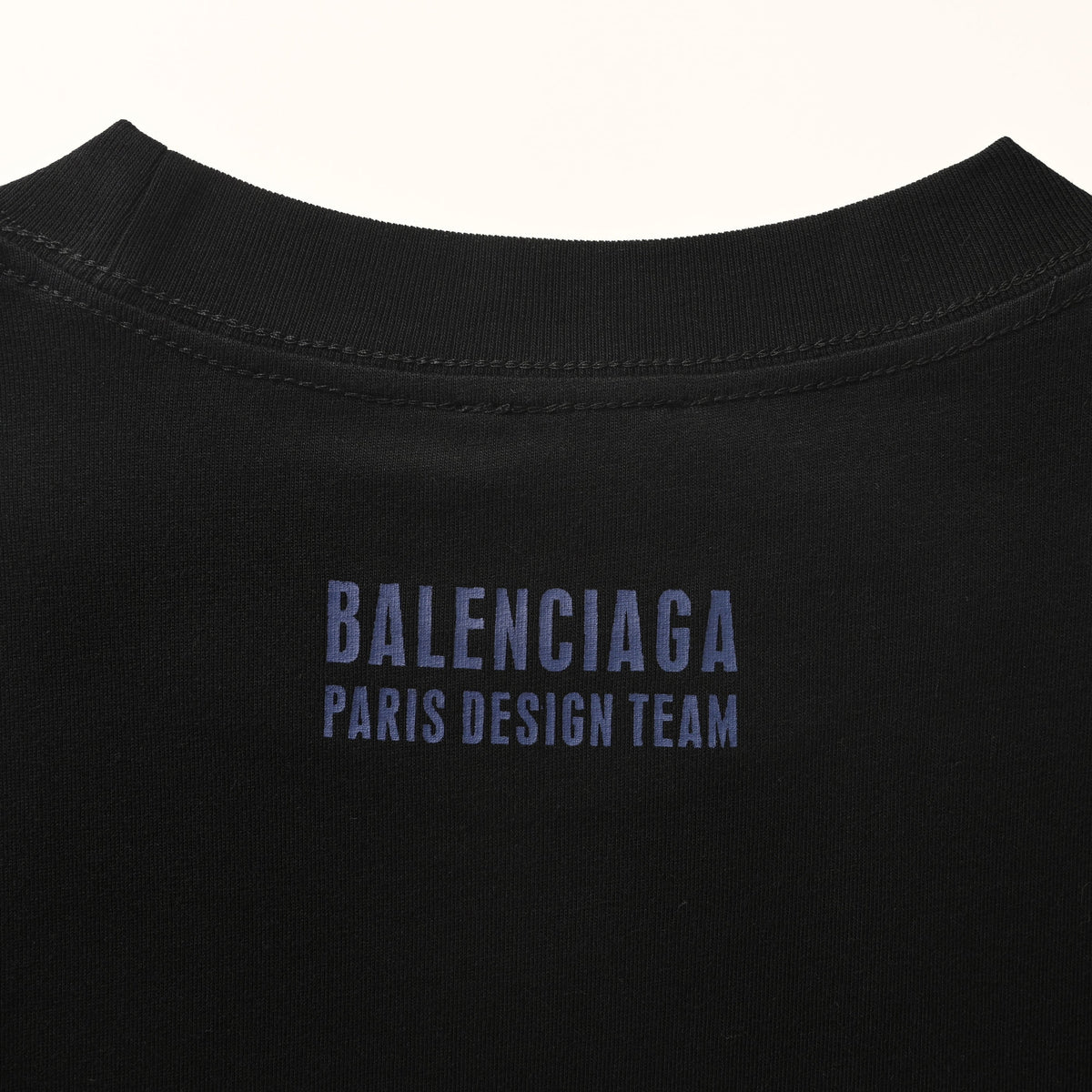 Balenciaga Logo Cotton Jersey T-Shirt