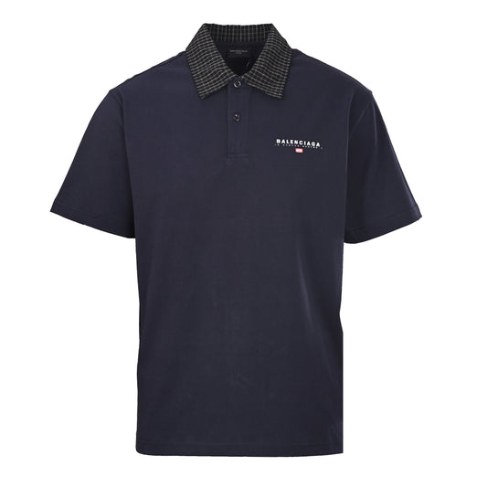 Balenciaga Logo Cotton Jersey T-Shirt