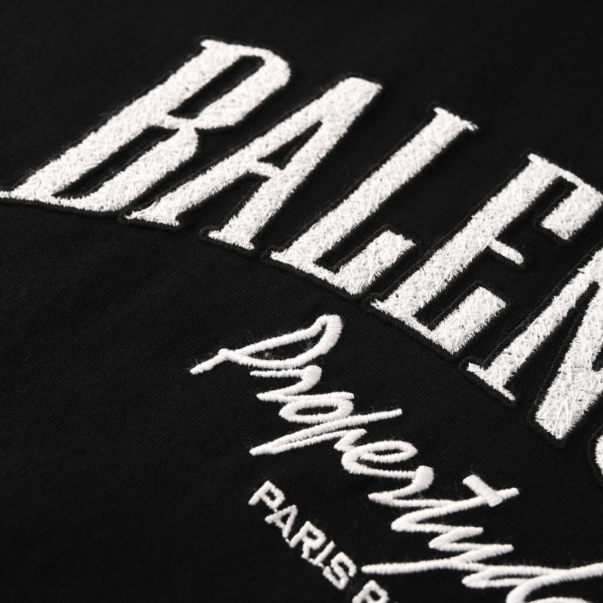 Balenciaga Distressed Logo Relaxed-Fit Cotton T-Shirt