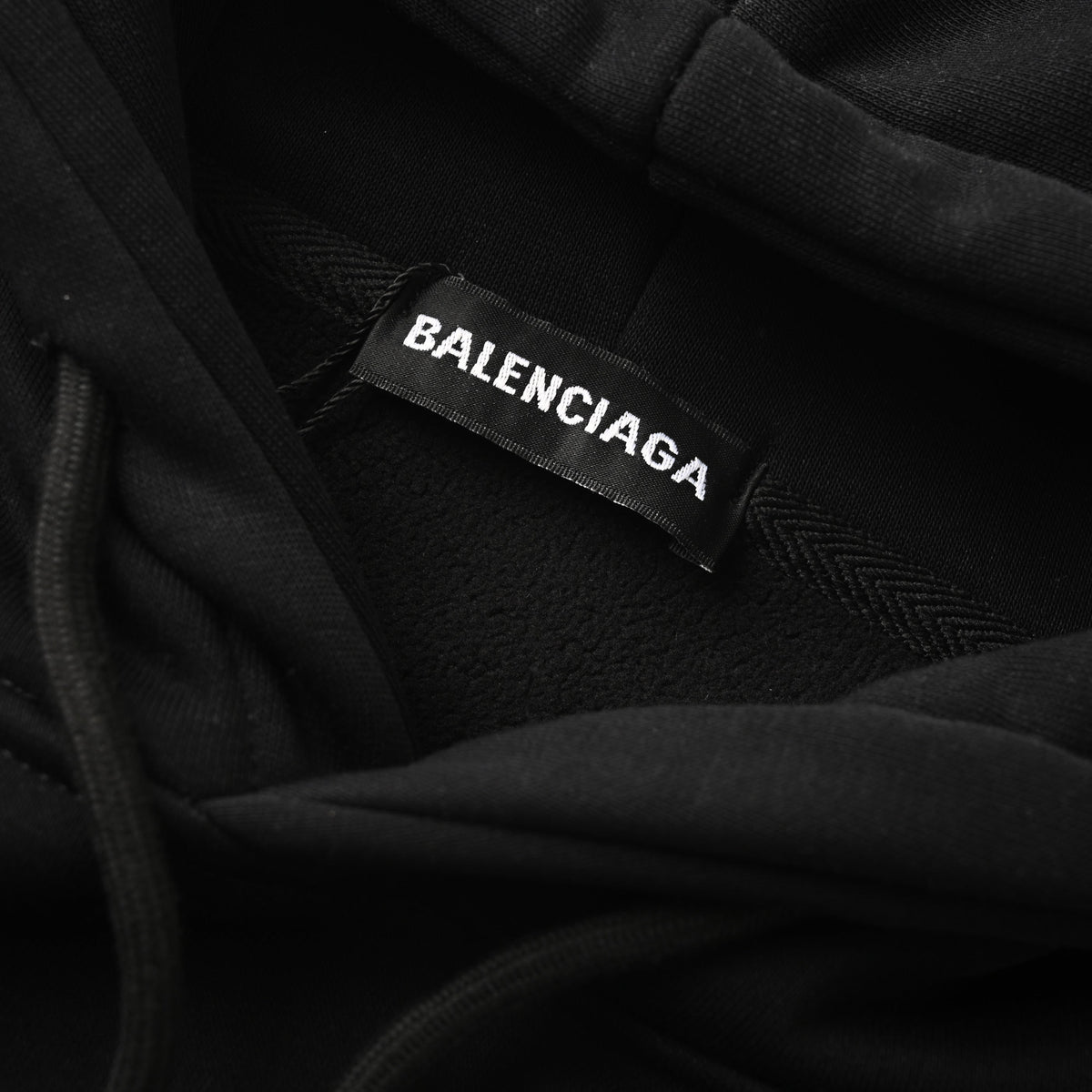 Balenciaga Logo-Embroidered Oversized Cotton Hoodie