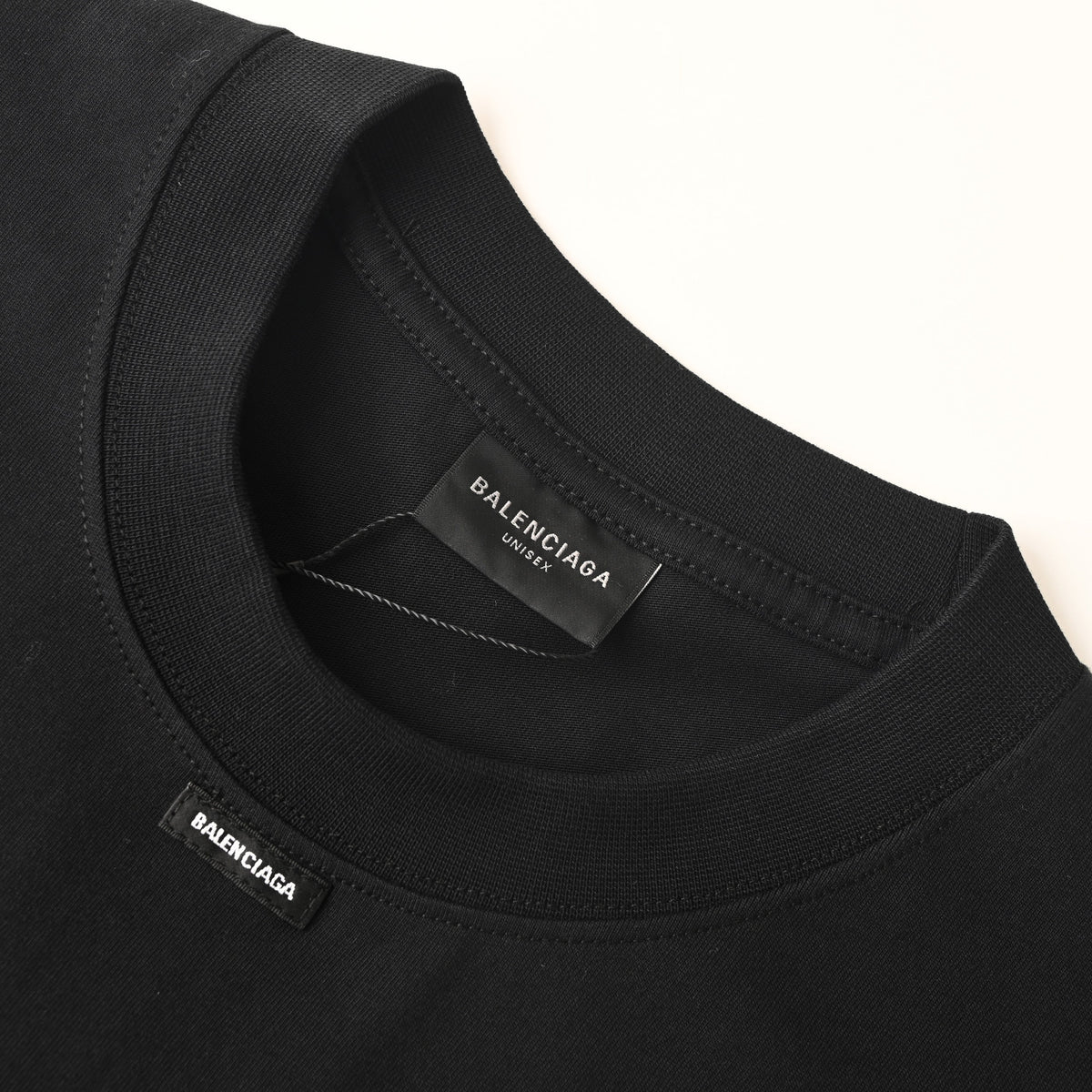 Balenciaga Logo Cotton Jersey T-Shirt