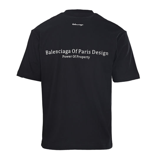 Balenciaga Logo Cotton Jersey T-Shirt