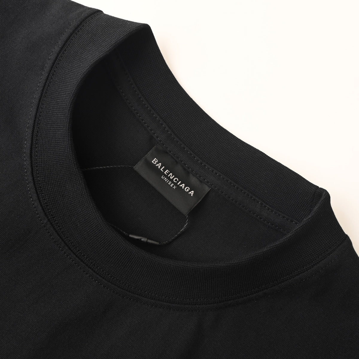 Balenciaga Logo Cotton Jersey T-Shirt