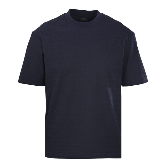 Balenciaga Logo Cotton Jersey T-Shirt