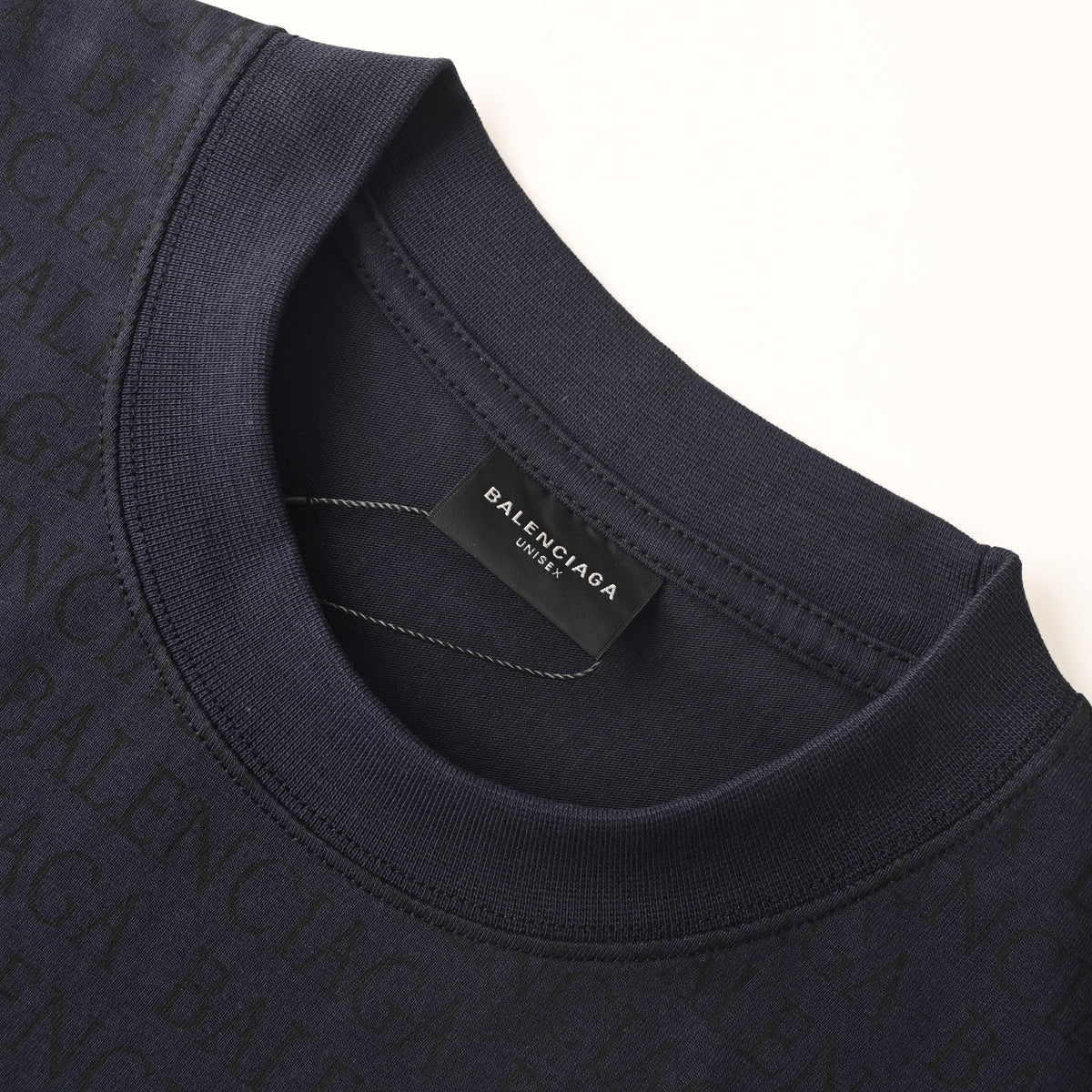 Balenciaga Logo Cotton Jersey T-Shirt