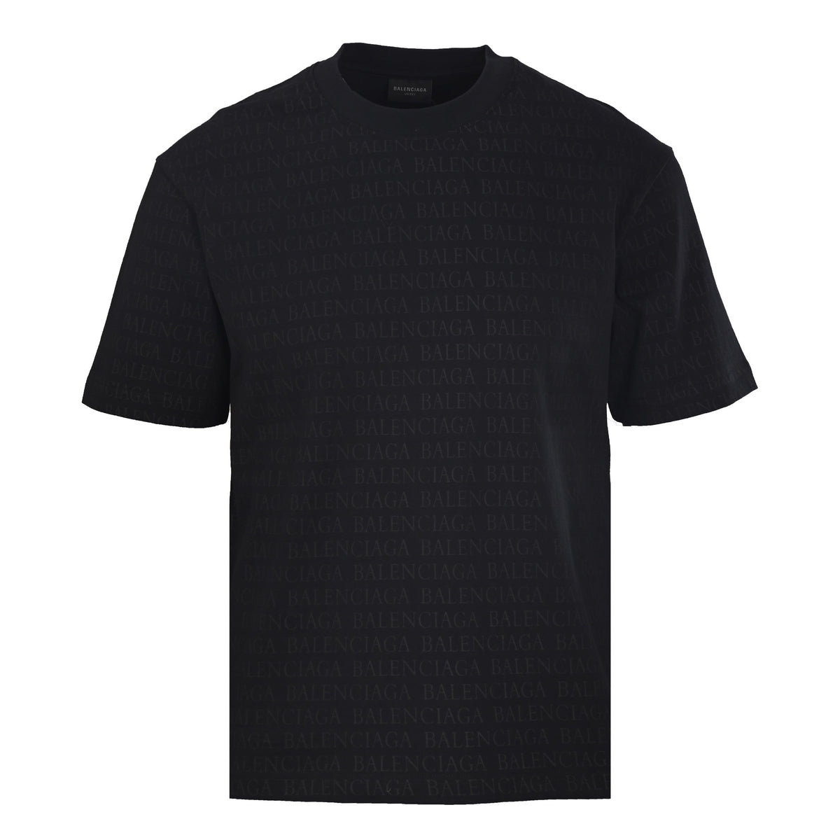 Balenciaga Logo Cotton Jersey T-Shirt