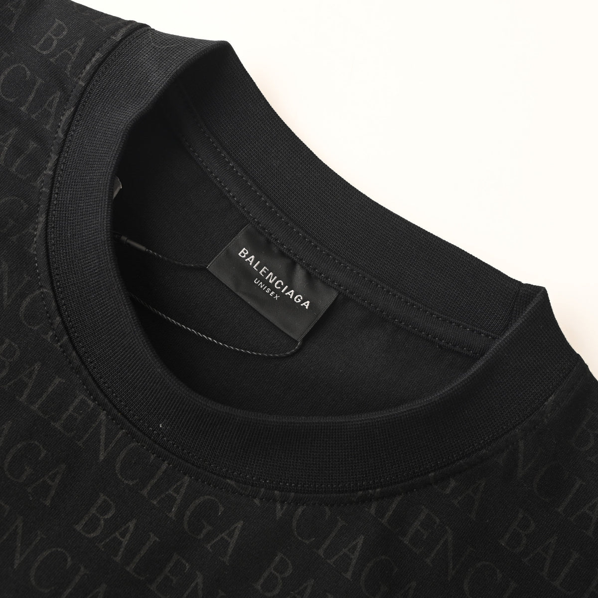 Balenciaga Logo Cotton Jersey T-Shirt