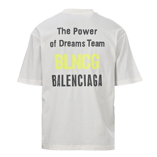 Balenciaga Logo Cotton Jersey T-Shirt