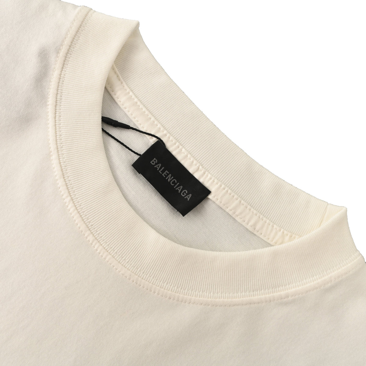 Balenciaga Logo Cotton Jersey T-Shirt