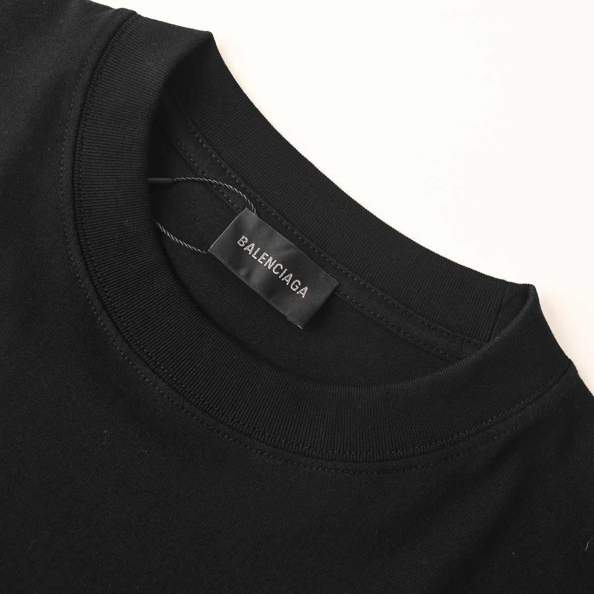 Balenciaga Logo Cotton Jersey T-Shirt