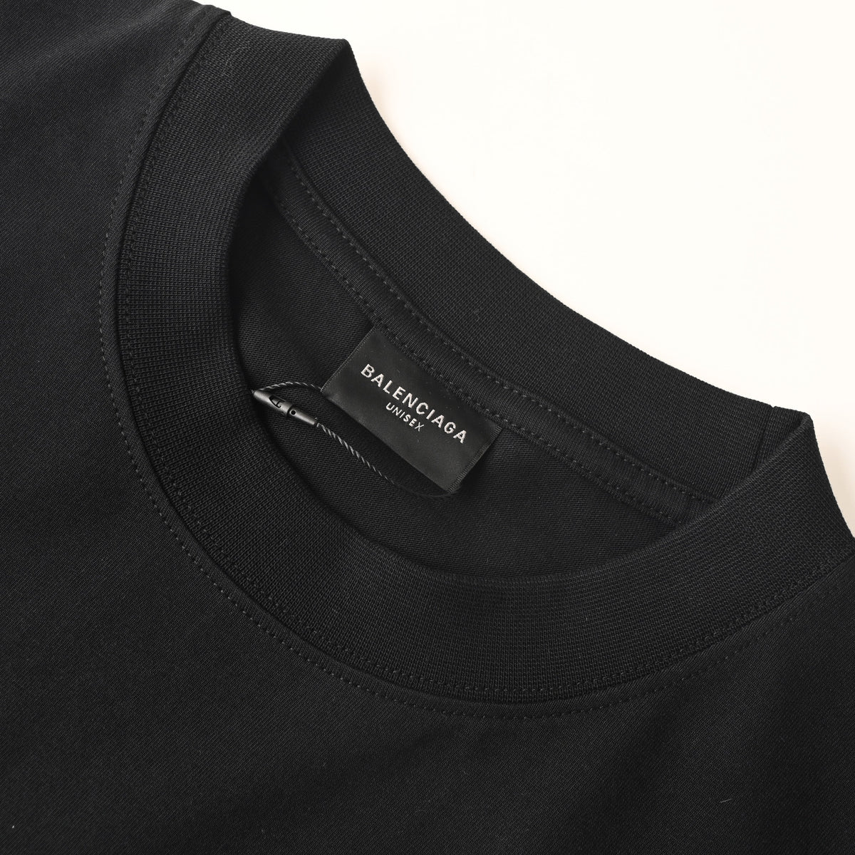 Balenciaga Logo Cotton Jersey T-Shirt