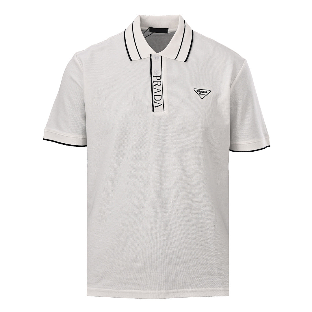 Prada Polo Shirt – Luxury Piqué Cotton Slim Fit