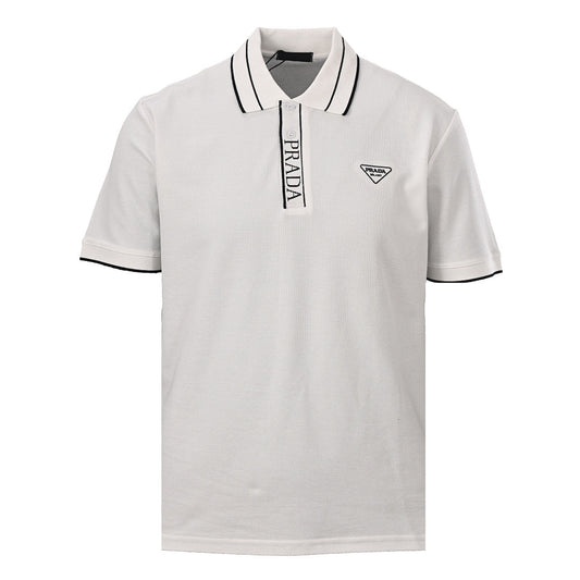 Prada Polo Shirt – Luxury Piqué Cotton Slim Fit