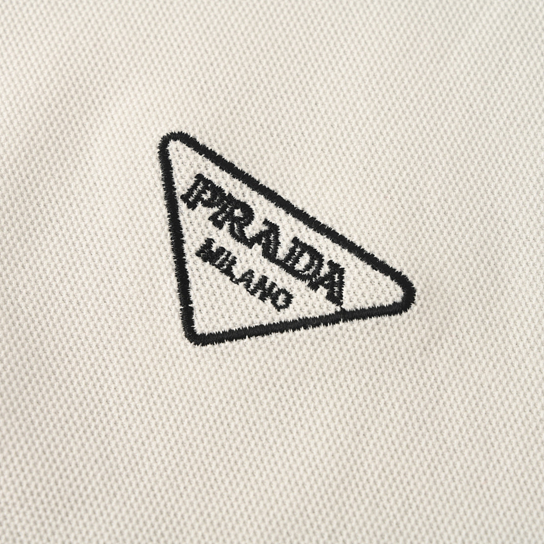 Prada Polo Shirt – Luxury Piqué Cotton Slim Fit