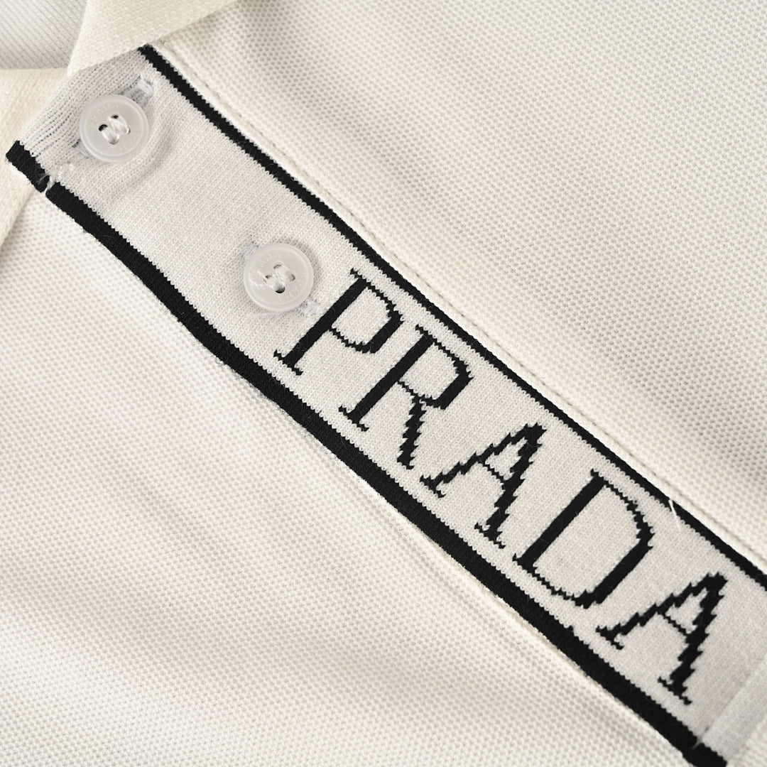 Prada Polo Shirt – Luxury Piqué Cotton Slim Fit