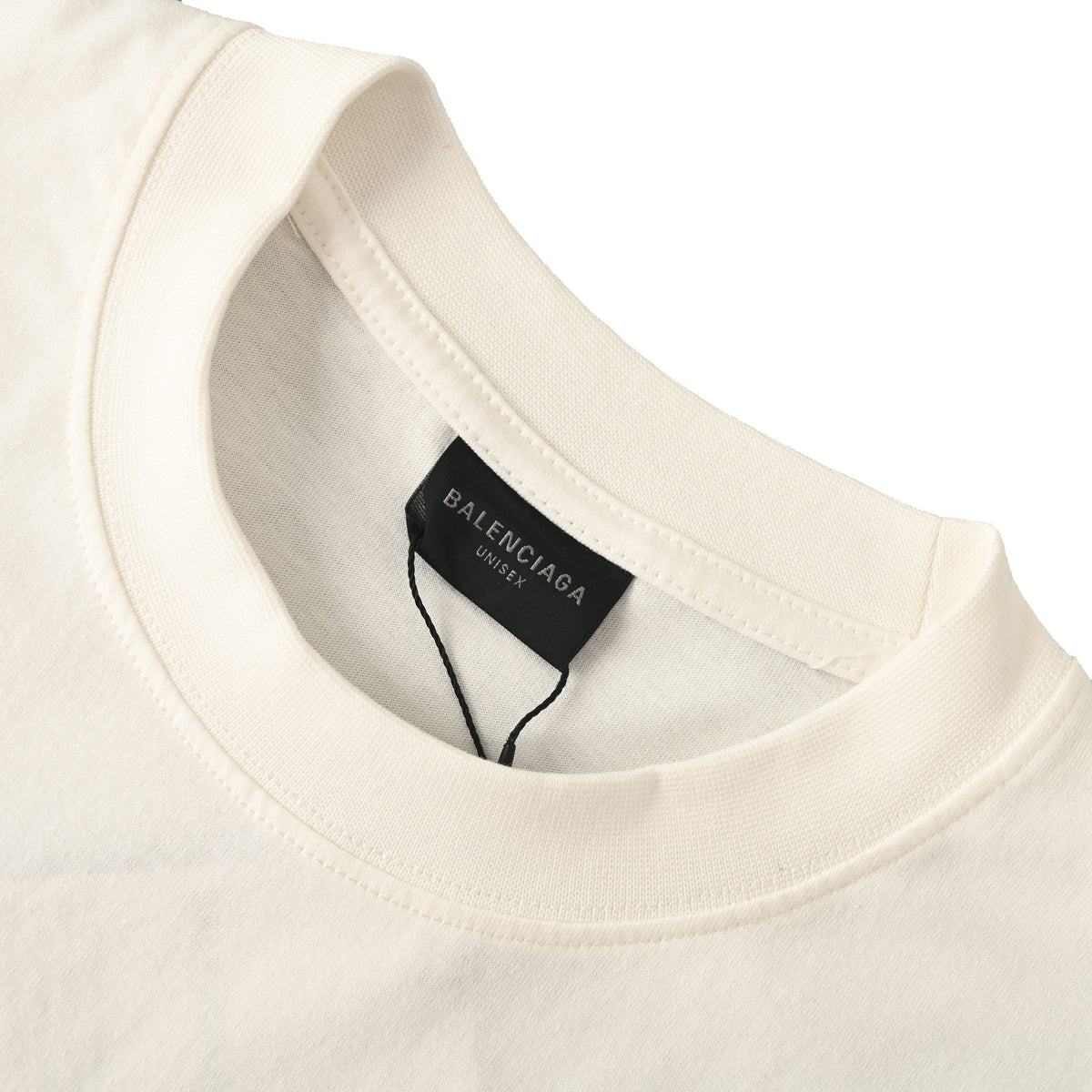 Balenciaga Logo Cotton Jersey T-Shirt