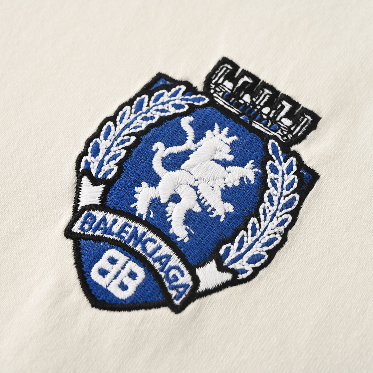 Balenciaga Logo Cotton Jersey T-Shirt