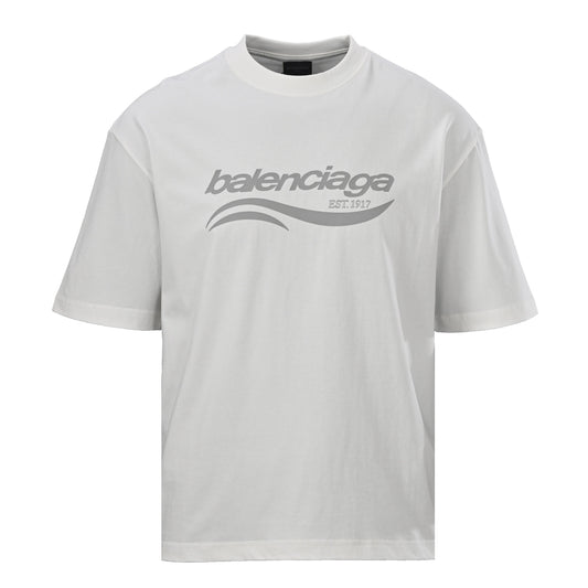 Balenciaga Logo Cotton Jersey T-Shirt