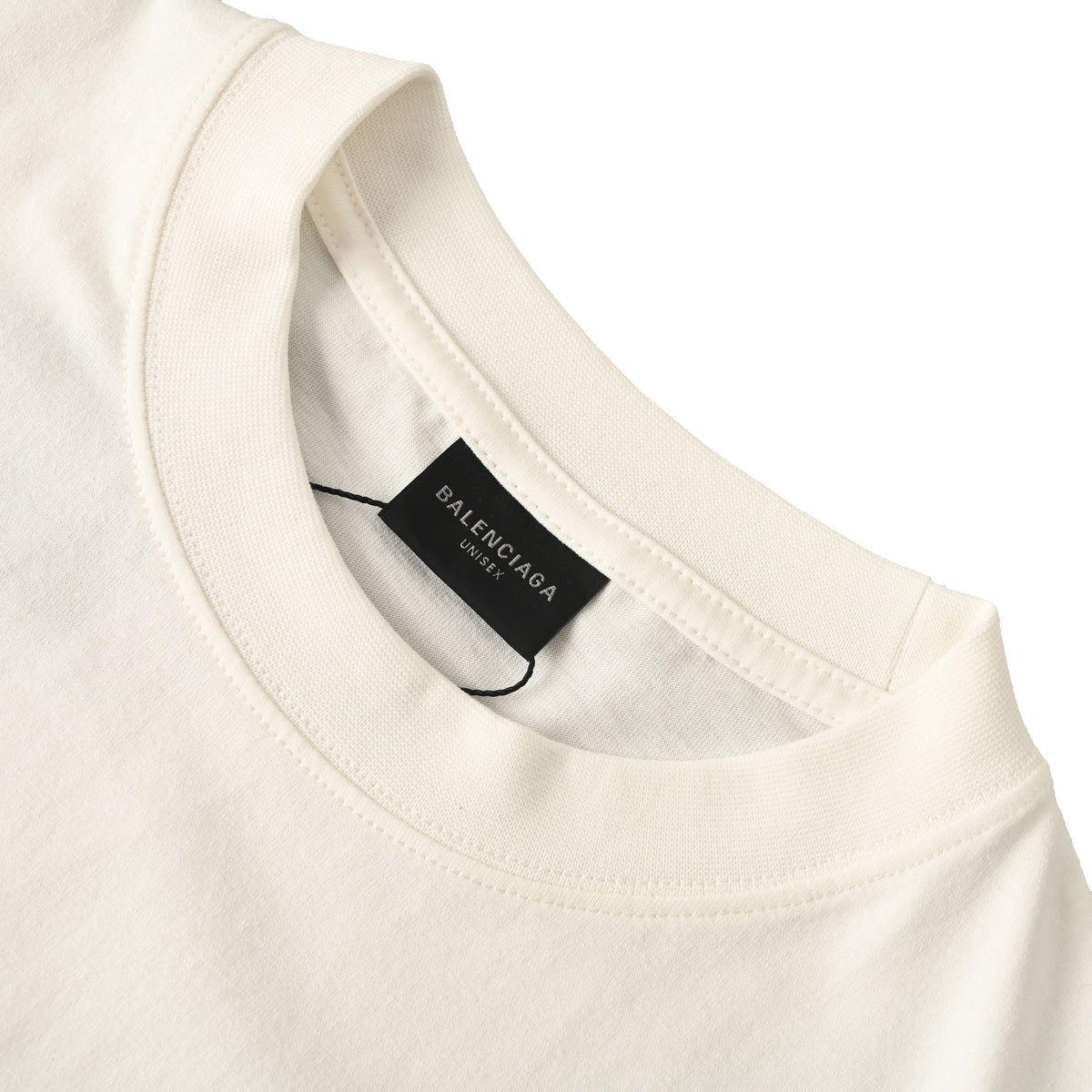 Balenciaga Logo Cotton Jersey T-Shirt