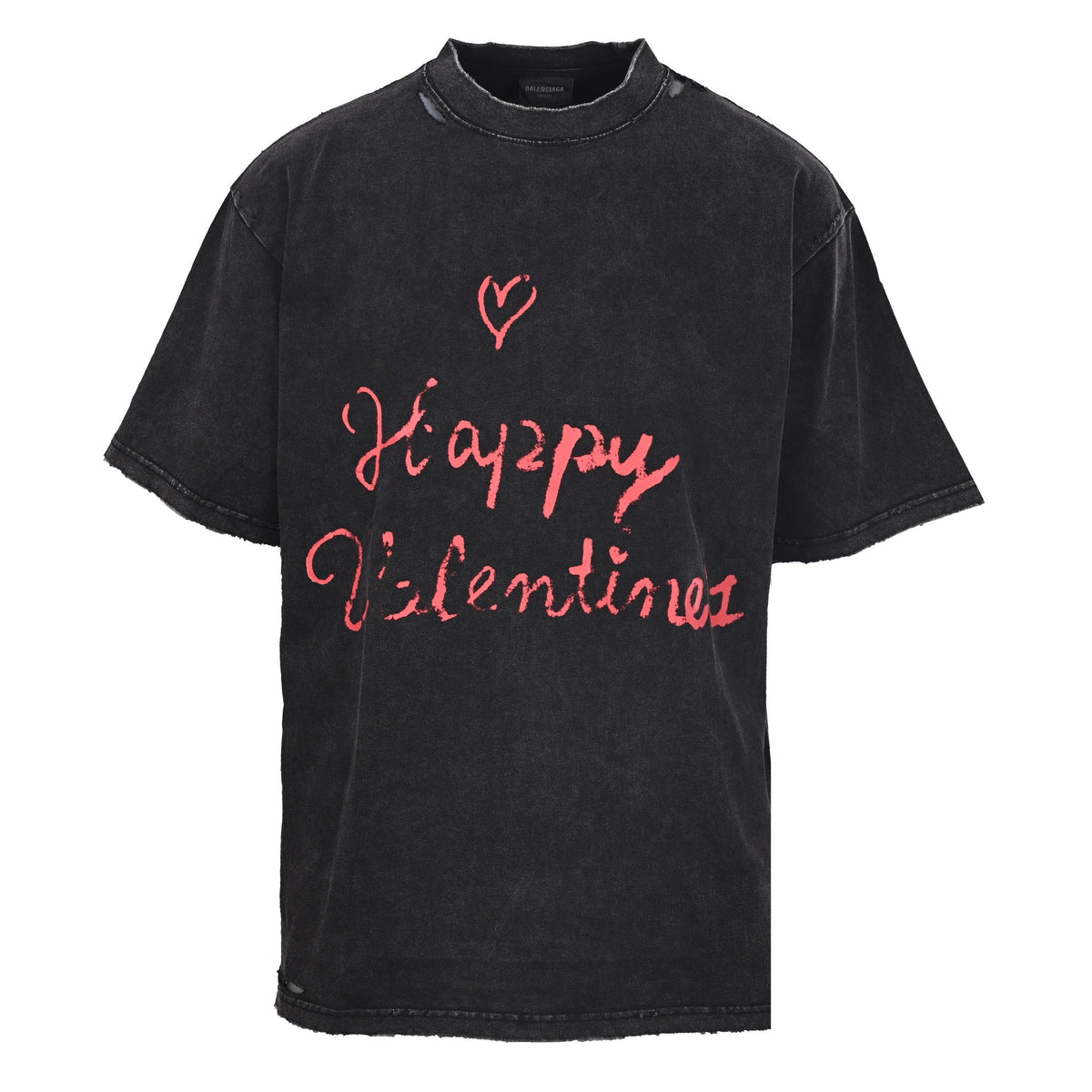 Balenciaga Logo Cotton Jersey T-Shirt