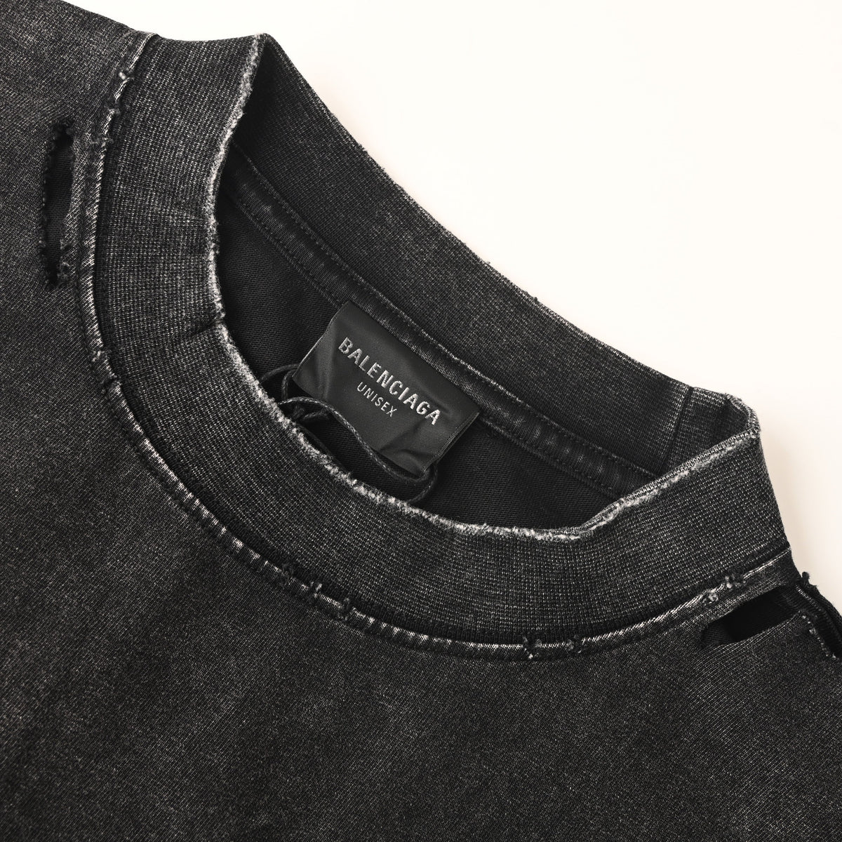 Balenciaga Logo Cotton Jersey T-Shirt
