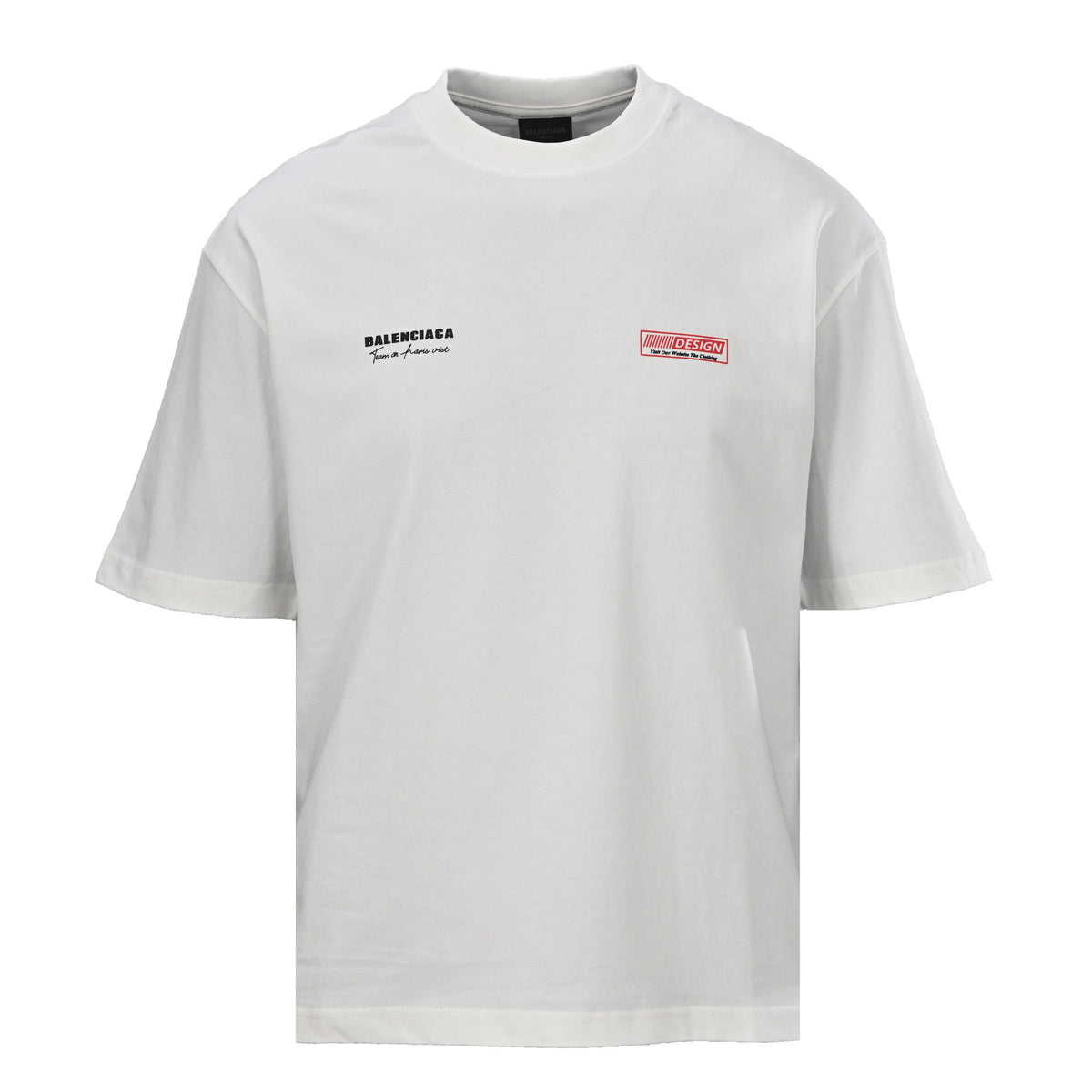 Balenciaga Logo Cotton Jersey T-Shirt