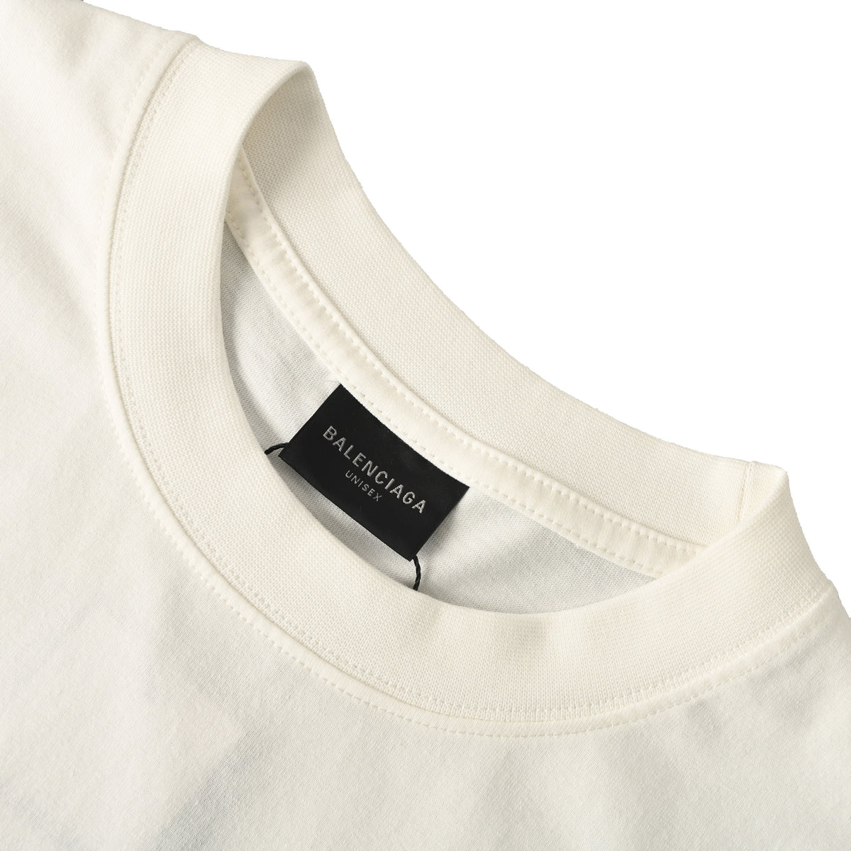 Balenciaga Logo Cotton Jersey T-Shirt